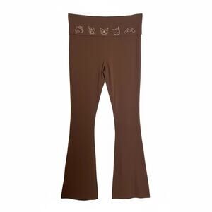 Women's Hello Kitty & Friends Graphic Yoga Pants - Brown S